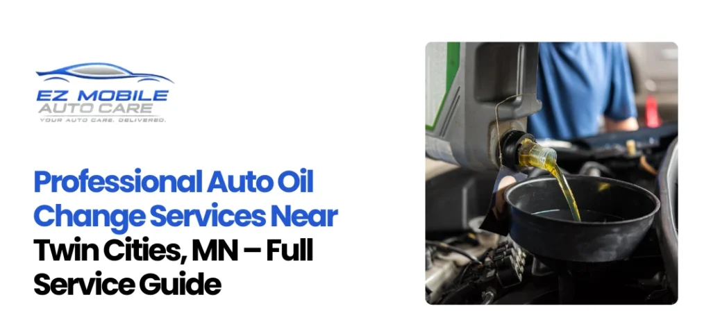 Auto Oil Change Services Near
